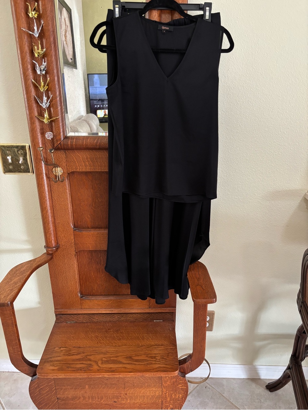 Quince Black Palazzo Pants.